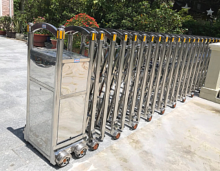 CỔNG XẾP INOX NHẤT PHÁT