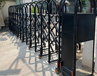 CỔNG XẾP SẮT SƠN TĨNH ĐIỆN 05