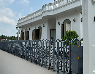 CỔNG XẾP SẮT SƠN TĨNH ĐIỆN 08