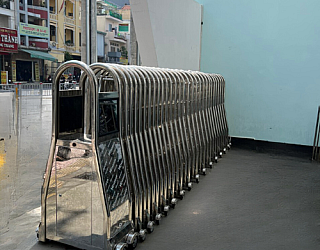 CỔNG XẾP  ĐIỆN TỰ ĐỘNG ĐẸP